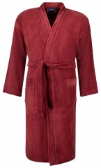 Adamo 149014 Peignoir en velours Bordeaux