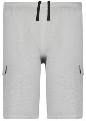 Adamo 159308 Short cargo Gris chiné