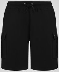 D555 Robinson 1 Short Fleece Cargo avec Taille Élastique Noir
