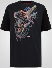 D555 Elliot T-shirt avec Imprimé Guitare Multicolore
