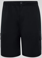 D555 Thomas Short Stretch avec Taille Élastique Noir