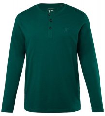 JP1880 Henley T-Shirt Long Sleeve Greenq