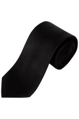 JP1880 711267 Cravate en soie extra-longue Noir