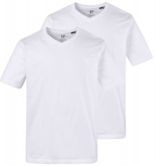 JP1880 711318 T-shirt à col V lot de 2 Blanc