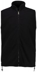JP1880 723305 Gilet polaire à col montant Noir TALL
