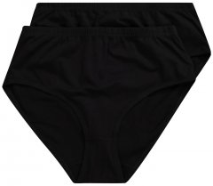 Ulla Popken 723498 Culottes lot de 2 Noir