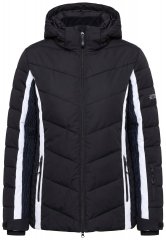 Ulla Popken 725348 Veste de ski matelassée Noir