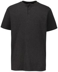 JP1880 726695 T-shirt Henley Gris foncé