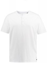 JP1880 726695 T-shirt Henley Blanc