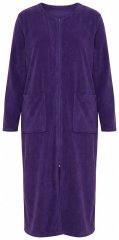 Ulla Popken 749967 Peignoir en éponge à fermeture éclair Multicolore