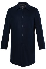 JP1880 795116 Déperlant Manteau en laine Bleu marine