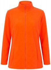 Ulla Popken 796970 Veste polaire légère Rouge orangé