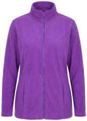 Ulla Popken 796970 Veste polaire légère Violet foncé