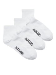 Jack & Jones Leon Chaussettes de tennis Blanc lot de 3