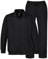 JP1880 802933 Ensemble jogging veste et pantalon Noir