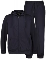 JP1880 802934 Ensemble jogging veste à capuche et pantalon Bleu marine TALL