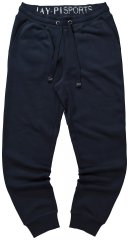 Jay-Pi 804175 Pantalon de jogging coupe ajustée avec poches latérales Bleu marine