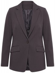 Ulla Popken 811944 Blazer classique Brun acajou