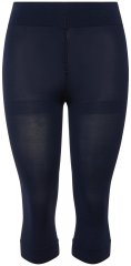 Ulla Popken 815580 Legging collant 3/4 avec protection des cuisses 80 den Bleu marine