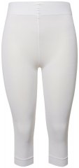 Ulla Popken 815580 Legging collant 3/4 avec protection des cuisses 80 den Blanc