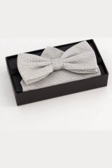 JP1880 816126 Coffret nœud papillon Gris clair