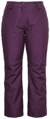 Ulla Popken 822018 Pantalon technique imperméable doublé polaire Prune