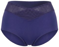 Ulla Popken 825676 Culotte gainante taille haute Bleu roi