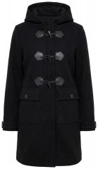 Ulla Popken 829347 Duffle-coat Noir