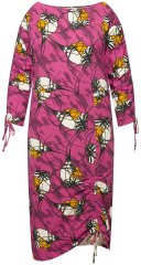 Ulla Popken 830151 Robe fleurie Rose