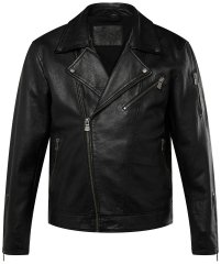 JP1880 830586 Veste biker en nappa d'agneau Noir