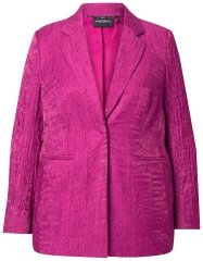 Ulla Popken 830767 Blazer effet froissé Magenta