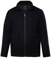 JP1880 831627 Blouson bomber en mélange de laine Bleu marine