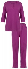 Ulla Popken 833660 Pyjama Violet