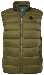 Boston Park 460 Gilet matelassé à col montant Vert olive