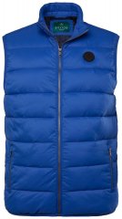Boston Park 460 Gilet matelassé à col montant Bleu