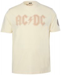 JP1880 836411 AC/DC Classic Logo T-shirt Gris sable