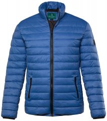 Boston Park 638 Veste matelassée bellyfit à col montant Bleu cobalt
