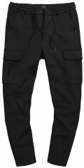 JP1880 New York Flexnamic Pantalon en jersey à poches cargo Noir