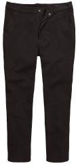 Men+ 207 Bilbao Flexlastic Chino en jersey Noir
