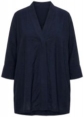 Ulla Popken 840210 Gilet Bleu marine