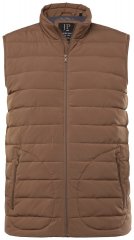 JP1880 840619 Gilet légèrement matelassé Brun gris