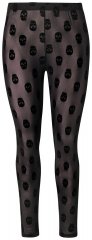 Ulla Popken 842886 Legging collant à motifs Noir