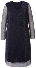 Ulla Popken 843232 Robe à sequins Gris