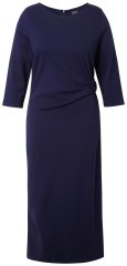 Ulla Popken 845705 Robe en jersey Bleu marine