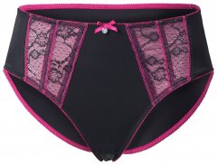 Ulla Popken 845885 Culottes à fleurs en dentelle Rose