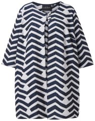 Ulla Popken 846012 Veste Bleu marine