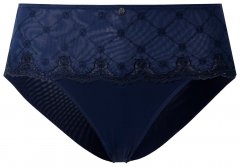 Ulla Popken 846235 Shorties en dentelle Bleu marine