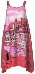 Ulla Popken 847481 Robe imprimée Rouge