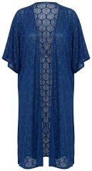 Ulla Popken 847654 Robe imprimée Bleu marine