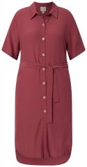 Ulla Popken 847797 Robe chemise Rouge rouille